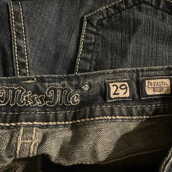 Miss Me distressed bootcut jeans size 29 - Picture 11 of 13